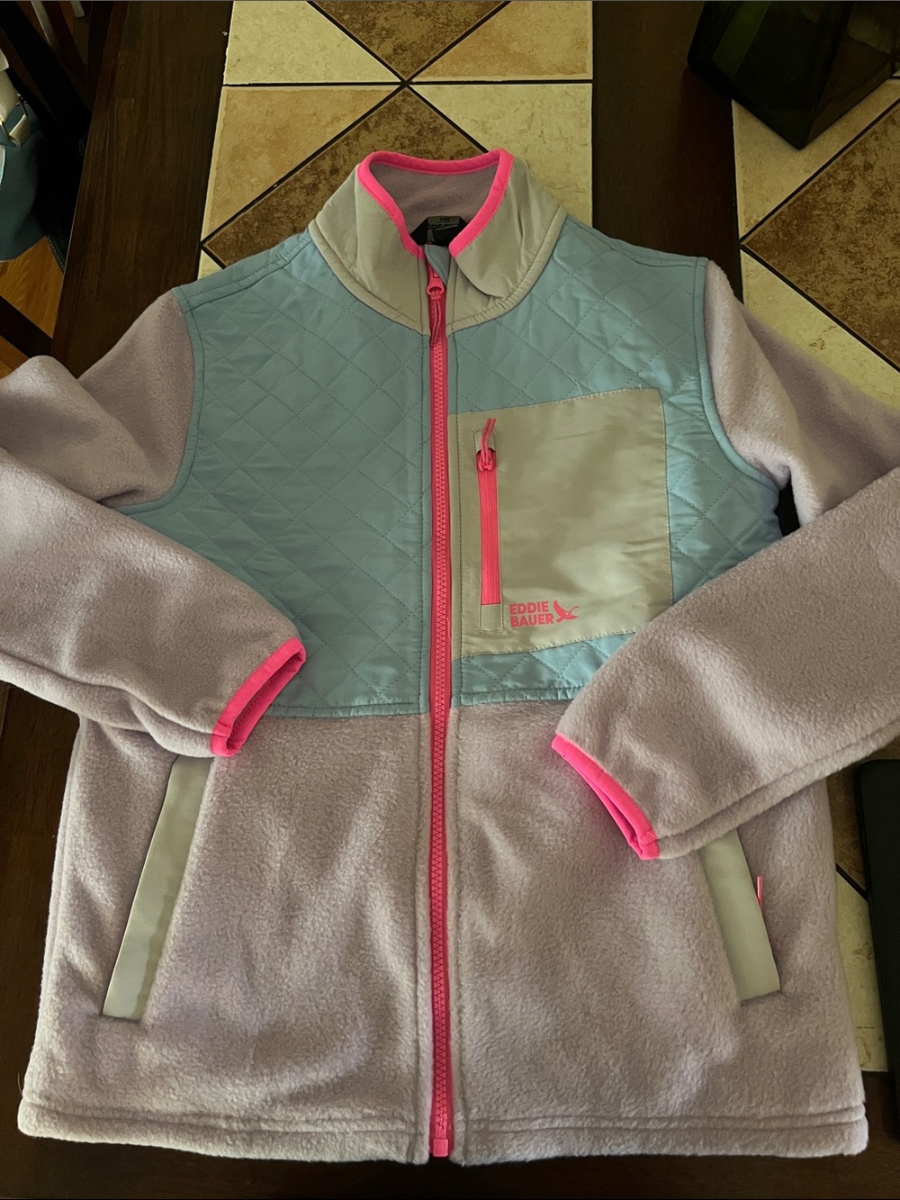 Eddie Bauer Lavender, Light Blue & Hot Pink Kids Jacket